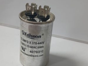 CAPACITOR 12+5MFD 370-440V EDISSON 12.5X370X440