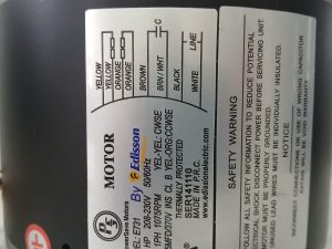 MOTOR VENTILADORES COND. 1/6 208-230/60H